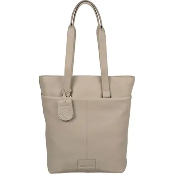 Městský batoh Dámská kožená batůžko kabelka Burkely Linda - světle šedá