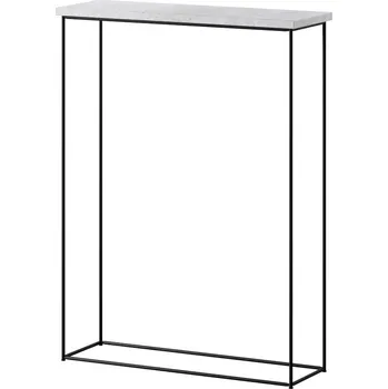 Konferenční stolek ArtAdrk Příruční stolek SILI | černé nohy Barva: Beton