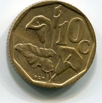 JIHOAFRICKÁ REPUBLIKA. 10 cents 1993.