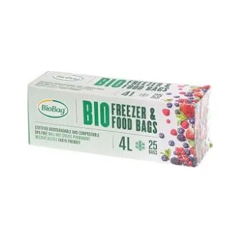 Sáček na potraviny Kompostovatelné sáčky na potraviny do mrazáku BioBag - 4 l - 25ks