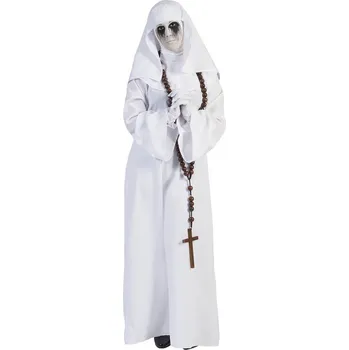 Karnevalový kostým Funny Fashion Dámský kostým řádové sestry Soraya bílý
