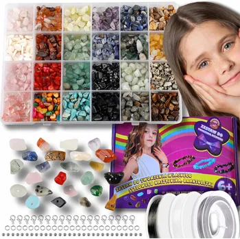 dětská sada na výrobu šperků Sada na výrobu šperků BestHurt z kamenů, 1323 dílů