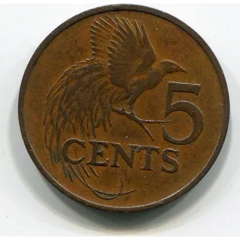 TRINIDAD A TOBAGO. 5 cents 1980.