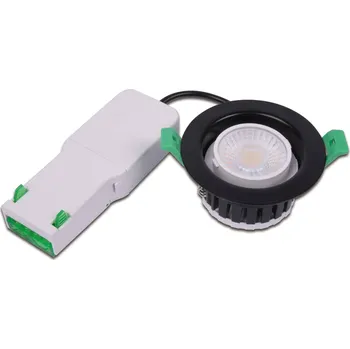 Lampička Hera Eco R 68 LED vestavné bodové svítidlo, chrom, Ø 9 cm, kov, IP65 CCT lesklý chrom 1 x 8 W LED W - Doprava zdarma