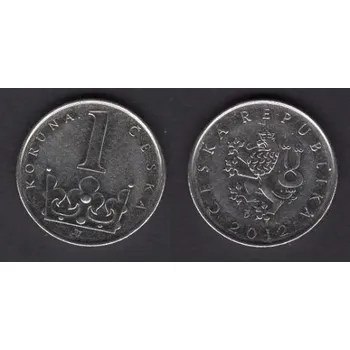 ČESKO. 1 koruna 2012.