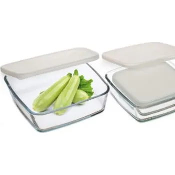 Dóza na potraviny Sada čtvercových dóz Simax - 3ks