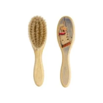 kartáč na vlasy Kartáček na vlasy pro novorozence - ovečka na houpačce