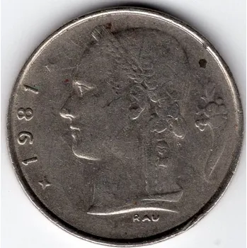 BELGIE. 1 franc 1981. BELGIQUE.