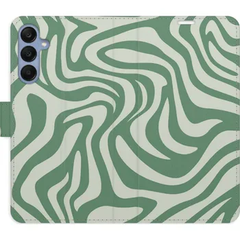 Pouzdro na mobilní telefon Flipové pouzdro iSaprio - Zebra Green 02 - Samsung Galaxy A25 5G