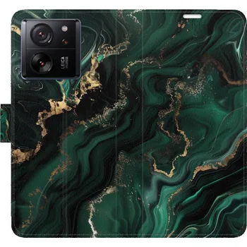 Pouzdro na mobilní telefon Flipové pouzdro iSaprio - Emerald 02 - Xiaomi 13T / 13T Pro