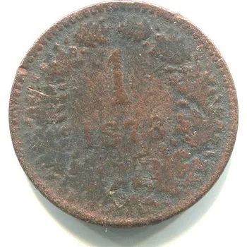 František Josef I. 1 kreuzer 1878.