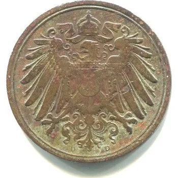 NĚMECKO. 1 Pfennig 1893/D.