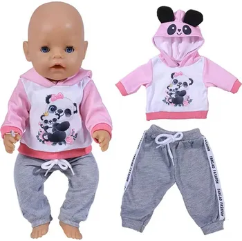 Tepláková souprava na panenku Baby Born (43 cm) Varianta: Panda