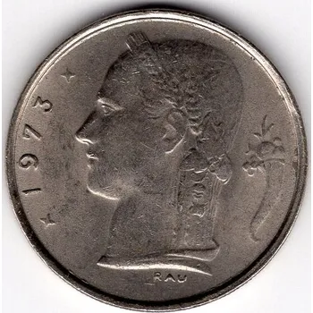 BELGIE. 1 franc 1973. BELGIE.