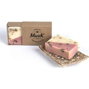 Mýdlo Mýdlo MusK - růžovo-jasmínové (RŮŽOVÁ ALEJ)