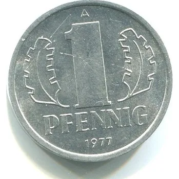 NDR. 1 Pfennig 1977.