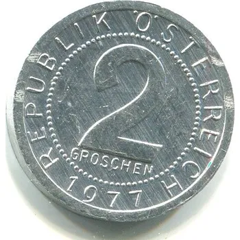 RAKOUSKO. 2 Groschen 1977.