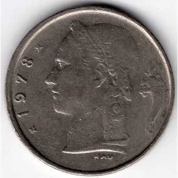 BELGIE. 1 franc 1978. BELGIE.