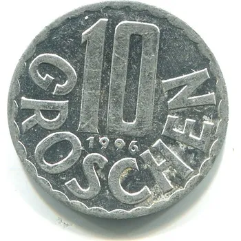 RAKOUSKO. 10 Groschen 1996.