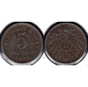 NĚMECKO. 5 Pfennig 1918/E.
