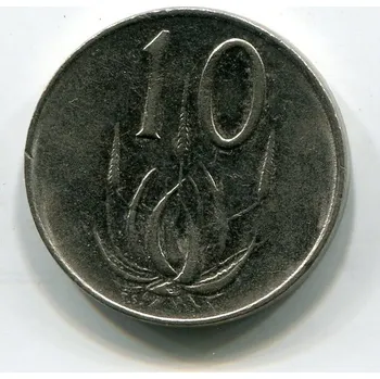 JIHOAFRICKÁ REPUBLIKA. 10 cents 1976.