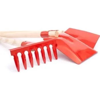 Dětské zahradní nářadí Dětská červená zahradní sada