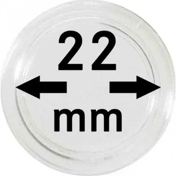 Obal pro sběratelský předmět Schulz Kapsle na mince s vnitřním průměrem 22 mm