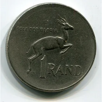 Sběratelství JIHOAFRICKÁ REPUBLIKA. 1 rand 1977. KM-88a