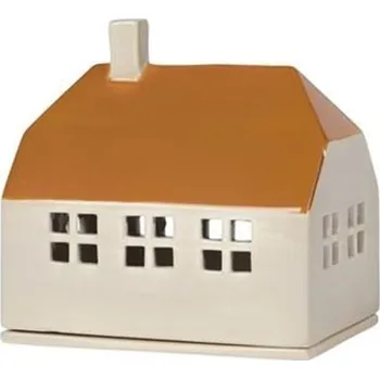 Vánoční dekorace Svícen Broste BO 14x10cm béžovo-hnědý