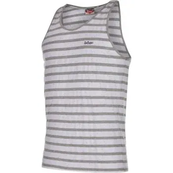 Pánské tílko Lee Cooper Striped (Šedé)