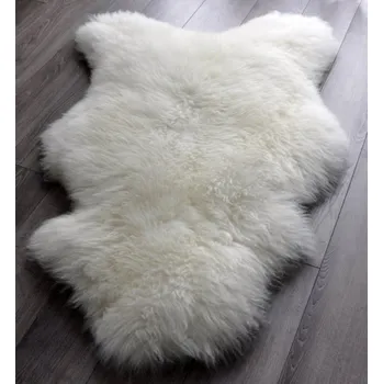 Ovčí rouno Ovčí kožešina 100% přírodní 90-100 cm / bílá