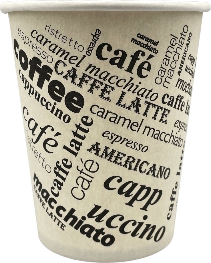 Papírový kelímek 0,15l COFFEE TO GO - S, 180 ml, Ø 70 mm (50 ks), FSC Mix