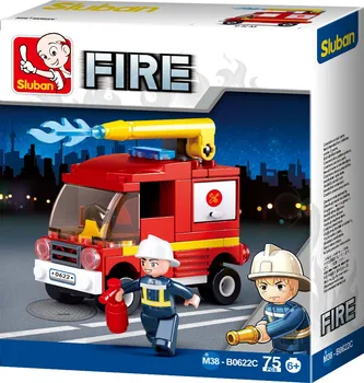 Stavebnice Sluban Sluban Fire M38-B0622C malé požární auto