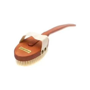 Koupelový kartáč Hruškový masážní kartáč s rukojetí - oválný