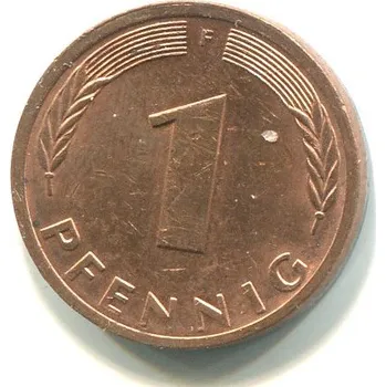 NĚMECKO. 1 Pfennig 1978/F
