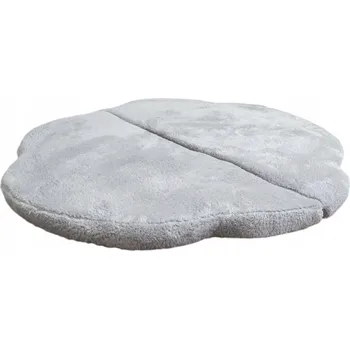 Hrací deka Hrací Podložka Obláček - SVĚTLE ŠEDÁ PLYŠOVÁ