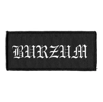 Nášivka Merch Burzum: Logo (white) 2024