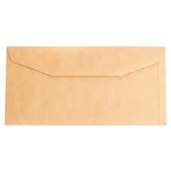 Obálka Obálky z hnědého recyklovaného papíru C6/5 -10ks