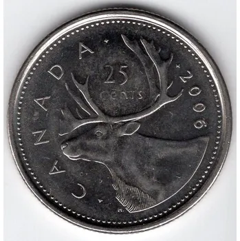 KANADA. 25 cents 2006.