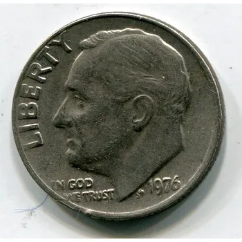 USA. 1 dime 1976. KM-195a