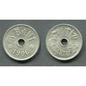 Sběratelství RUMUNSKO. 5 bani 1906/J. KM-31