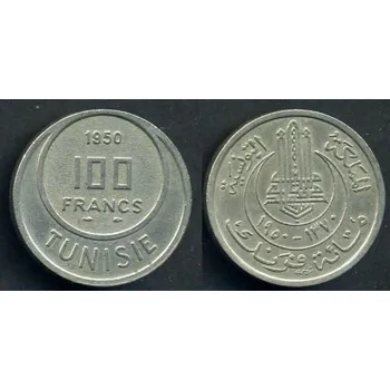 TUNIS. 100 francs 1950. KM-276