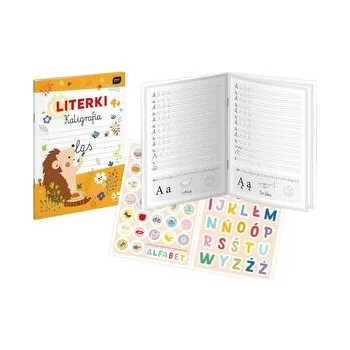 Set školních potřeb Kolorowanka A4/16K z naklejkami Kaligrafia