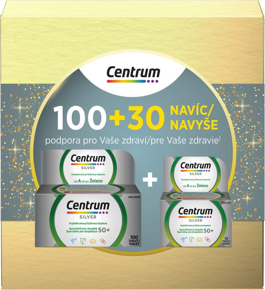 Centrum Silver 50+ pro dospělé, 130 tbl. od 554 Kč - Zbozi.cz