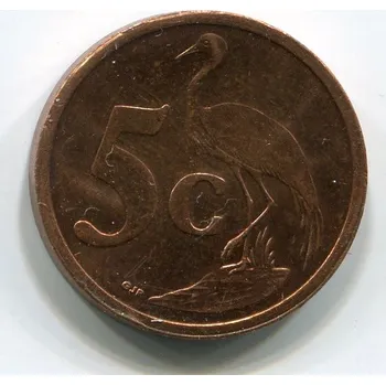 JIHOAFRICKÁ REPUBLIKA. 5 cents 2010.