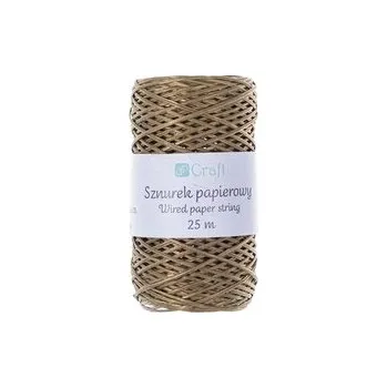 Set školních potřeb Sznurek papierowy z drucikiem 25m złoty