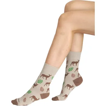 Pánské ponožky Veselé ponožky TETRAO srna 35-38