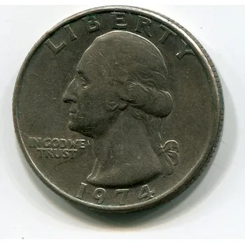 USA. 1/4 dollar 1974.