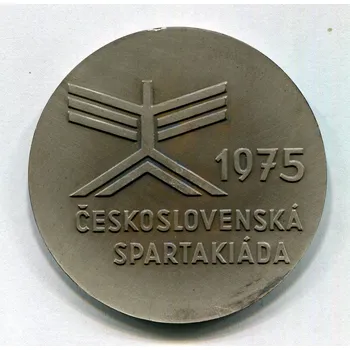 Československá spartakiáda 1975. Medaile za zásluhy.