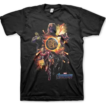 Pánské tričko Funko | Pánské tričko Marvel Endgame černé - XXL / Černá